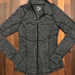 Herringbone Activewear Full Zip Top